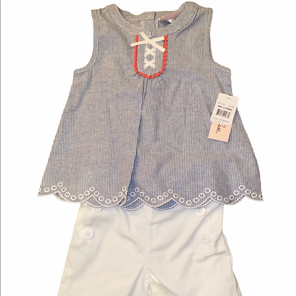 Girls shirt and top set size 5